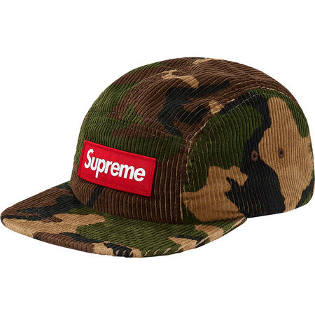 Supreme Camo Corduroy Camp Cap- Woodland Camo – Streetwear Official