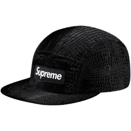 Supreme Embossed Croc Camp Cap