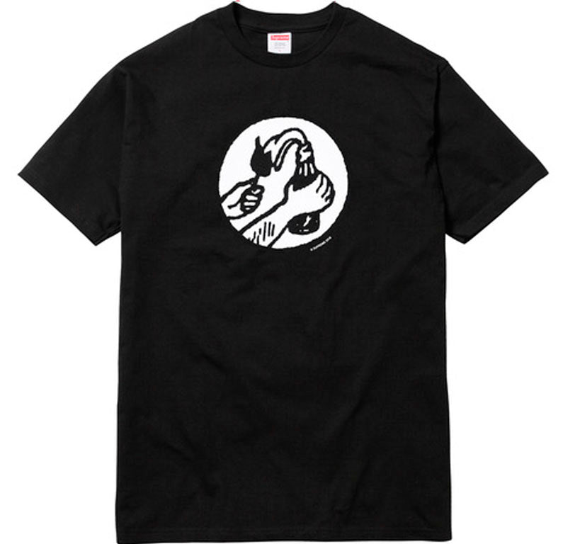 Supreme - Supreme Molotov Tee- Black – Streetwear Official